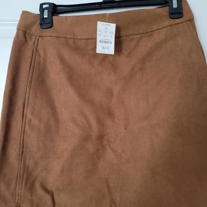 J Crew brown mini skirt. Size 6